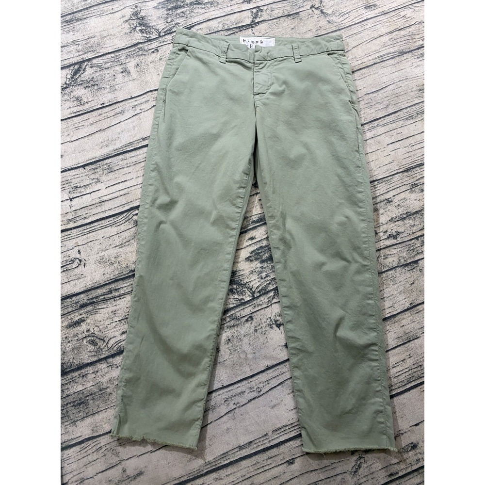 Frank & Eileen Women's Wicklow Italian Chino Pants Size 2 Light Sage Green